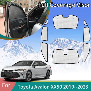 Автомобильный Солнцезащитный Козырек С Полным Покрытием Для Toyota Avalon MK5 XX50 2019 2020 2021 2022 2023 Автоаксессуары Солнцезащитный Козырек Защитные Оконные Шторы