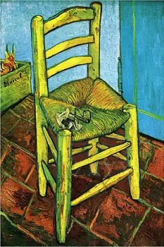 Художник Винсент Ван Гог Изобразительное искусство, плакат с изображением Желтого стула